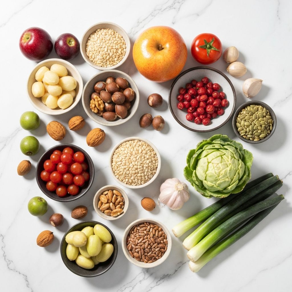 Ilustrasi makanan sehat dan nutrisi